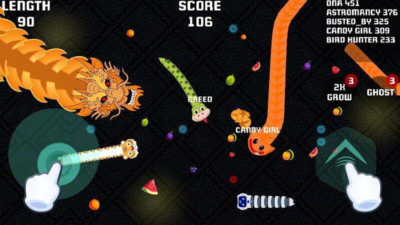 Worms io Gusanos Snake Game ภาพหน้าจอ 2