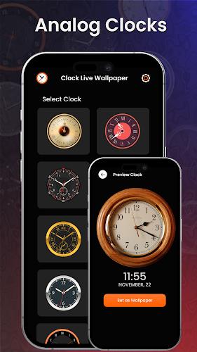 Analog Clock Wallpaper：3DClock应用截图第0张