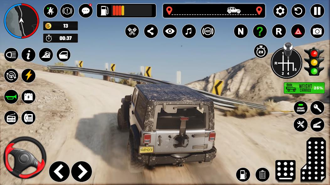 Offroad Jeep Driving & Parking Mod Screenshot 1