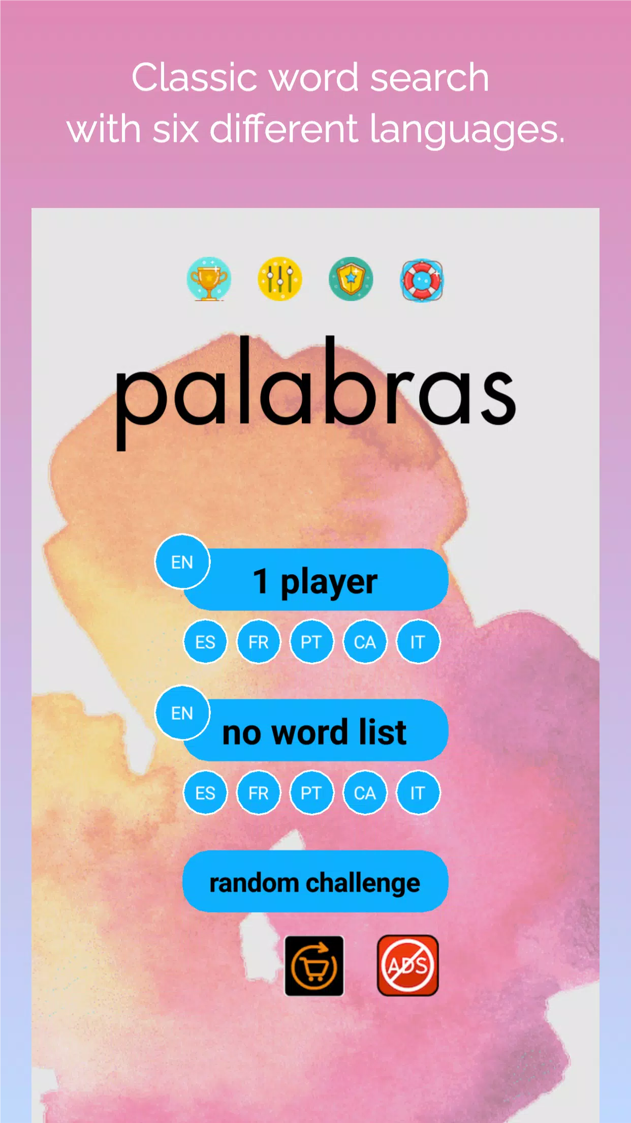 busca palabras: sopa de letras Captura de pantalla 0