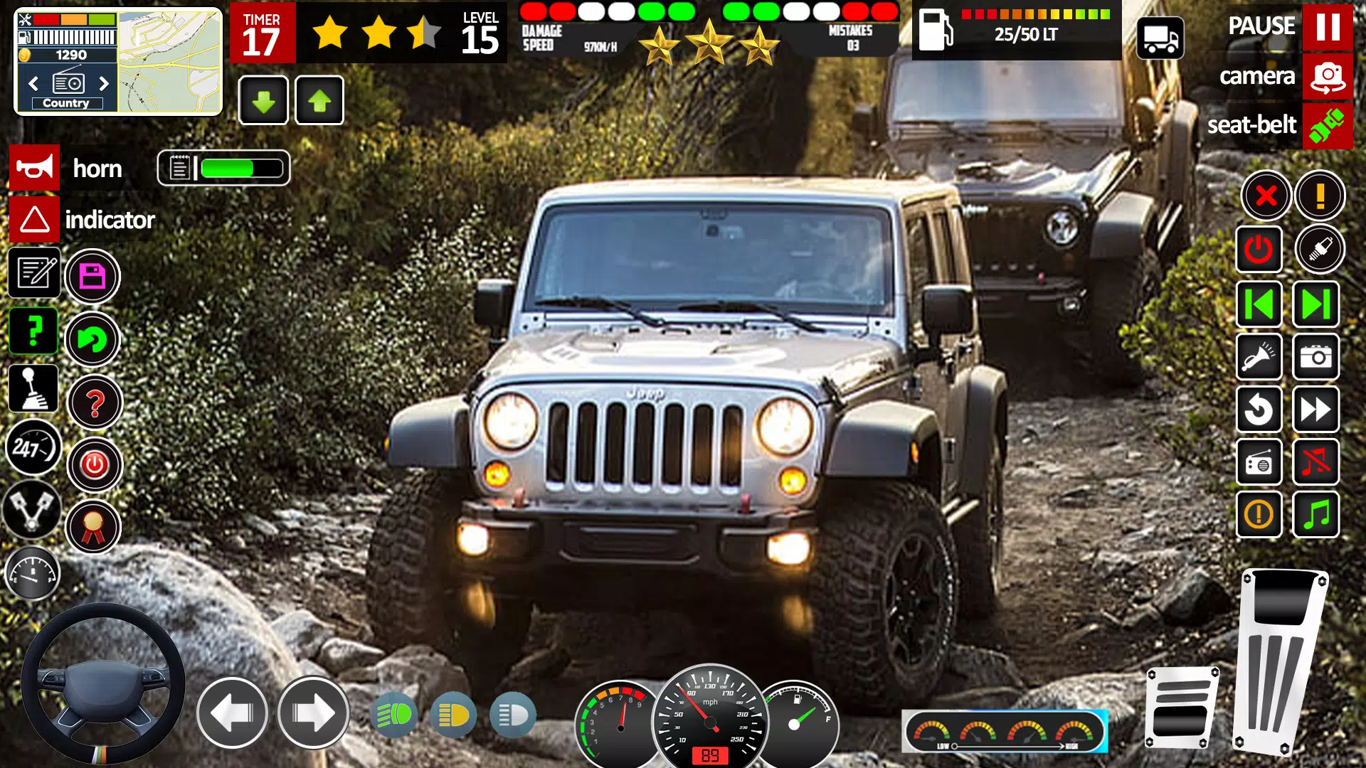 Jeep Driving Game 3d Simulator Captura de pantalla 1