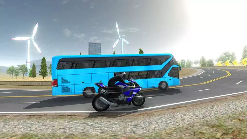 Bike VS Bus Racing Games Schermafbeelding 3