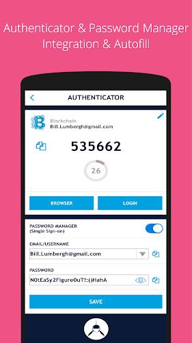 SAASPASS Authenticator 2FA App Captura de tela 1