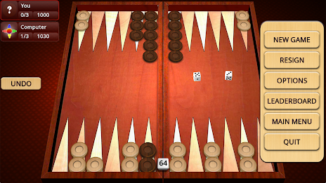 Backgammon Mighty Schermafbeelding 0