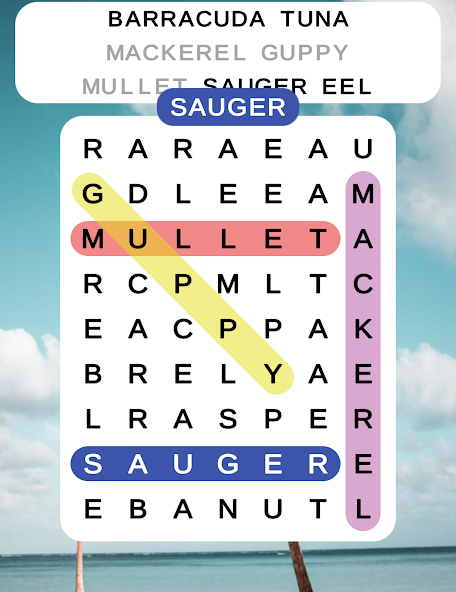 Word Search - Puzzle Game Mod Captura de pantalla 2