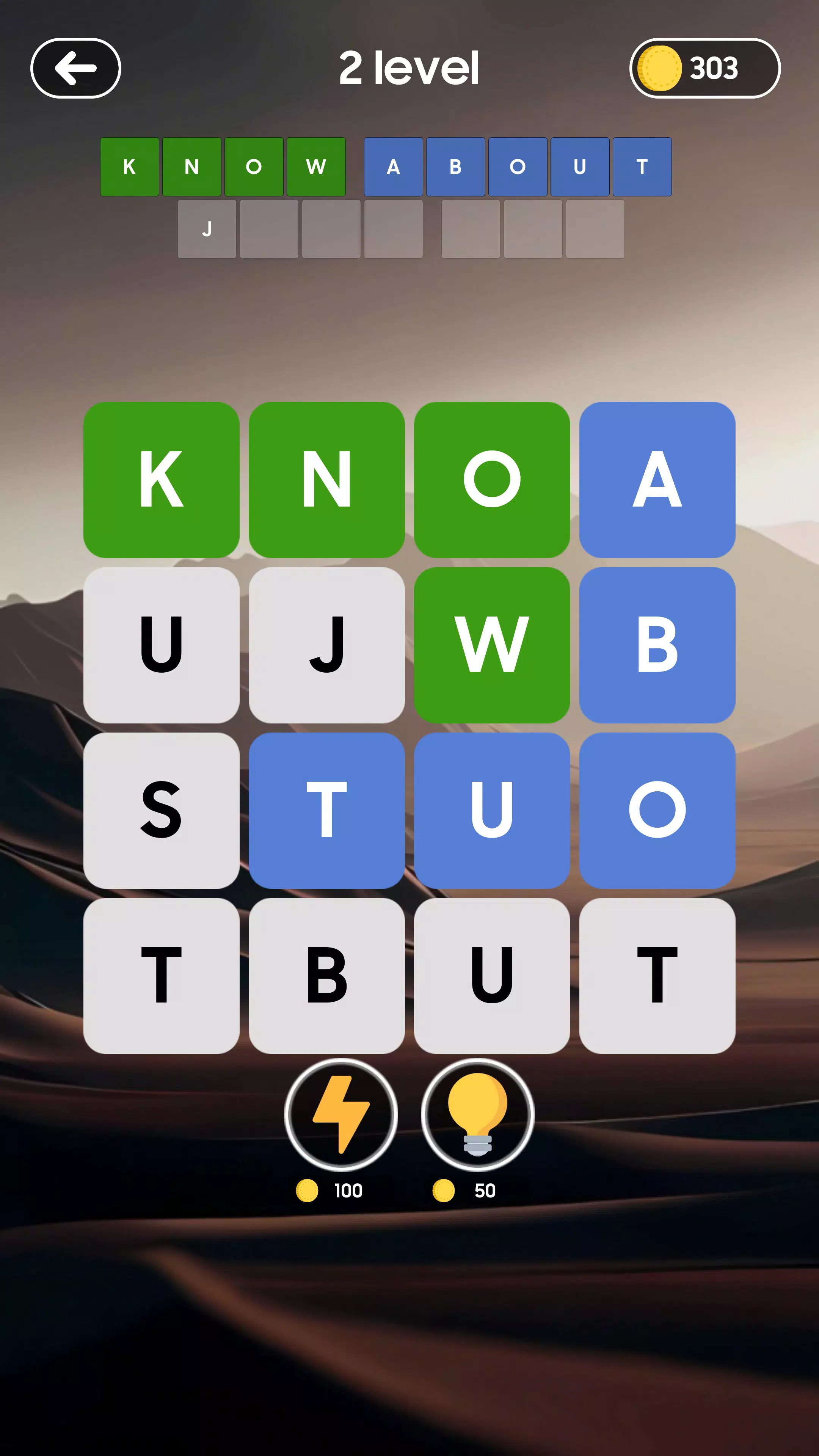 Fillwords - Crossword game Captura de tela 1