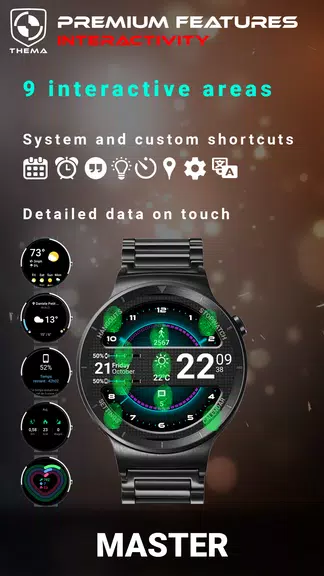 Master Watch Face Captura de pantalla 2