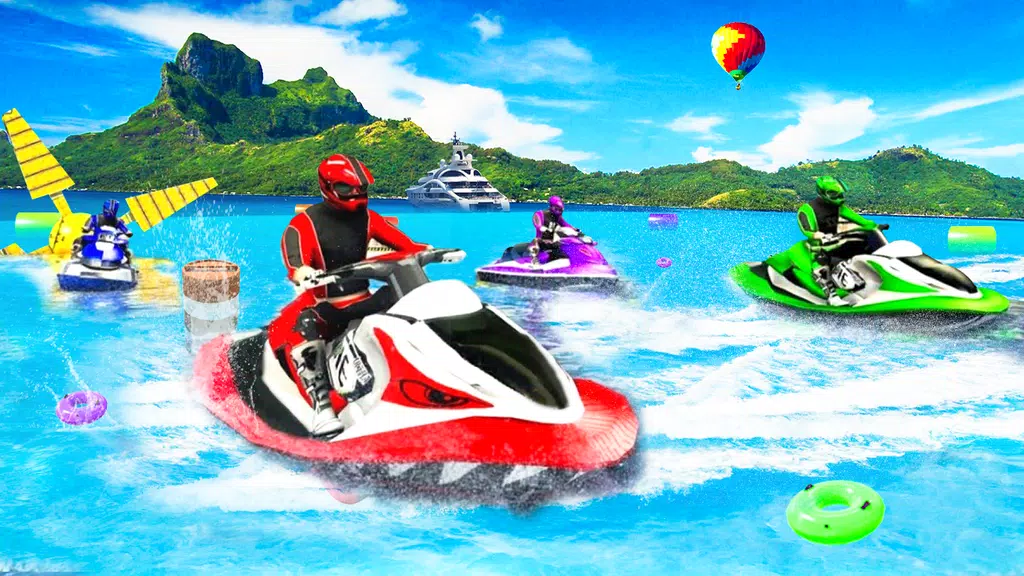 Jet Ski Racing Simulator Games Tangkapan skrin 2