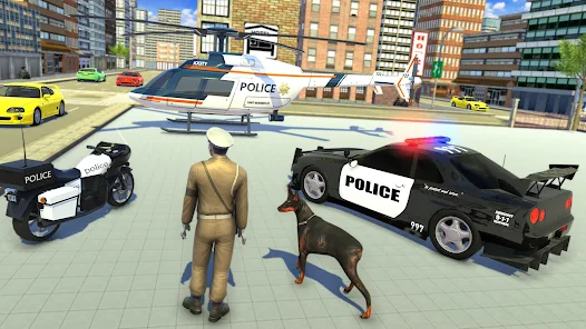 Police Shooting car chase Captura de pantalla 1