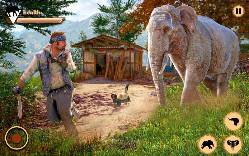 Elephant Simulator Animal Game Capture d'écran 0