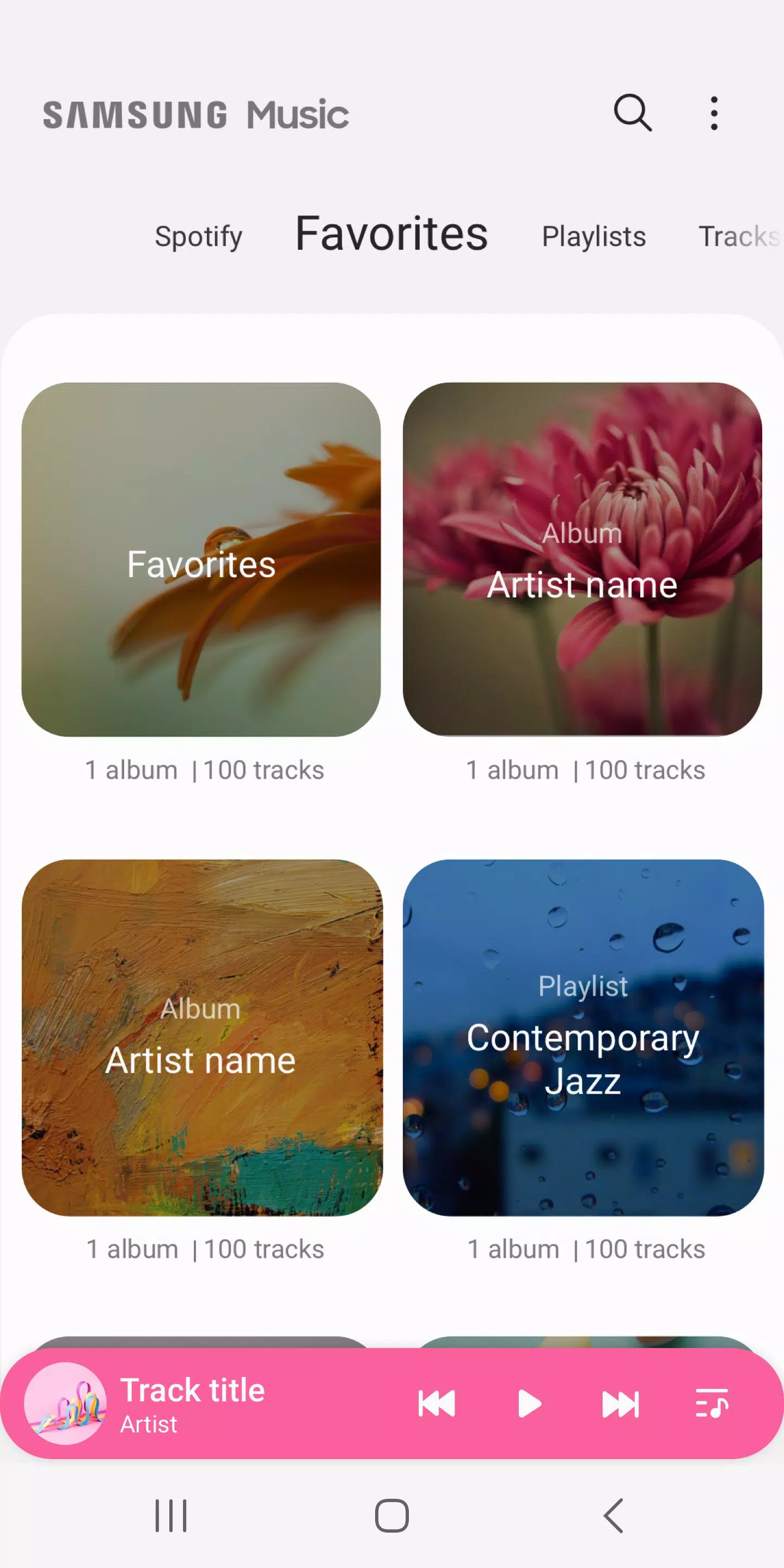 Samsung Music Screenshot 2