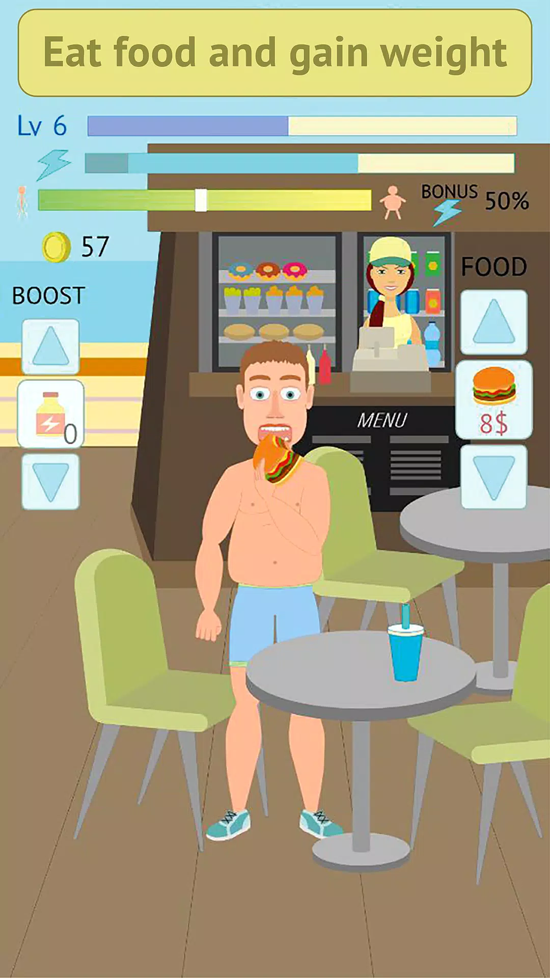 Eat and Run Clicker Скриншот 0