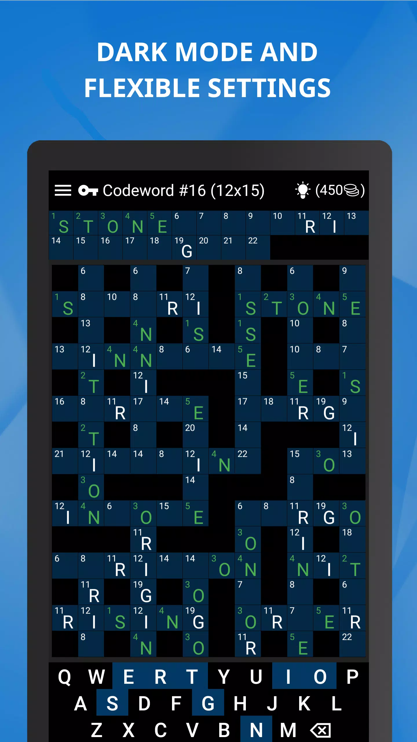 Keywords — Codeword Puzzle Скриншот 2