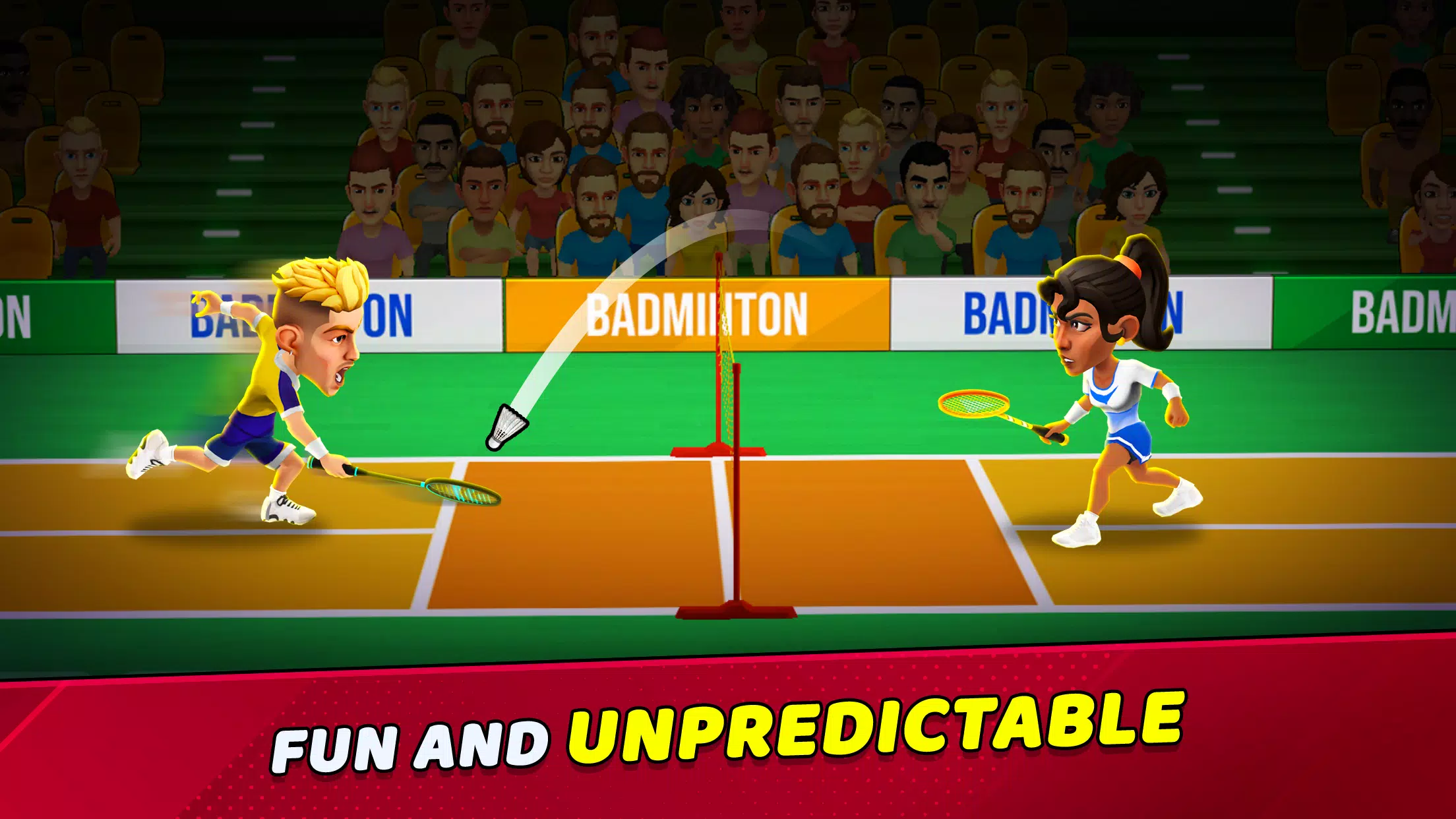 Badminton Clash 3D Captura de pantalla 1