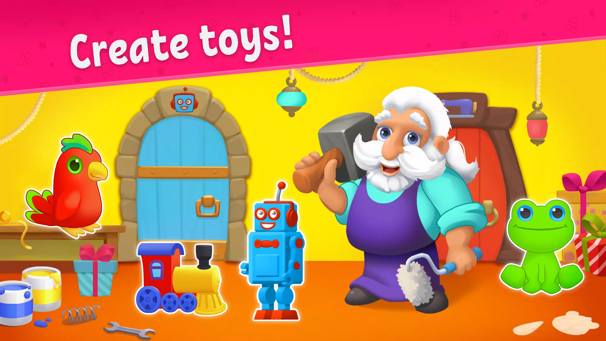 Toy maker, factory: kids games应用截图第0张