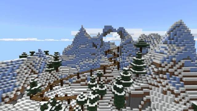 Minecraft ဆီးနှင်း biome မျိုးစေ့