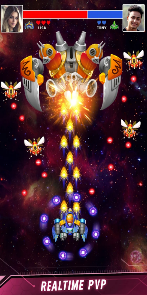 <p><strong>Space shooter - Galaxy attack</strong> oferece ação sem limites com centenas de níveis em diversos planetas. Complete missões, suba de nível e conquiste novos planetas com temas e inimigos únicos. Cada planeta apresenta novos desafios, mantendo a sua jornada emocionante. Participe da rodada de sorte para ganhar bônus e itens premium, impulsionando seu caminho para a vitória.</p>
<p><strong>Gráficos impressionantes</strong></p>
<p>Desfrute de gráficos 2D de tirar o fôlego e efeitos vibrantes em <strong>Space shooter - Galaxy attack</strong>. Desde naves espaciais detalhadas até explosões deslumbrantes, cada elemento é criado para deleite visual. Diversos planetas oferecem cenários ricos para batalhas, enquanto efeitos sonoros envolventes aprimoram a experiência de guerra espacial, tornando o jogo irresistível.</p>
<p><strong>Junte-se a milhões de jogadores em todo o mundo na batalha pela supremacia galáctica. Baixe Space shooter - Galaxy attack agora e mergulhe na derradeira aventura de guerra espacial. O destino da galáxia está em suas mãos - você está pronto?</strong></p>
<p><strong>Emocionantes missões de tiro em navios</strong></p>
<p>Junte-se às fileiras dos heróis da galáxia em uma missão para defender a paz humana dos invasores do espaço. Controle sua nave espacial moderna deslizando facilmente os dedos, evitando ataques inimigos enquanto libera um poderoso poder de fogo. Enfrente diversas classes de inimigos, culminando em batalhas épicas contra chefes formidáveis ​​no final de cada nível.</p>
<p><strong>Vários sistemas e atualizações de inimigos</strong></p>
<p>Encontre uma grande variedade de inimigos além do estilo clássico de atirador de galinhas, incluindo aeronaves com formatos únicos e armas mortais como chuva, balas de fogo, trovões, canhões, lasers e muito mais. Adapte-se às crescentes frequências de ataque e navegue em intensas tempestades de balas à medida que avança em níveis desafiadores.</p>
<p><strong>Atualizações de navios e exploração do planeta</strong></p>
<p>Sobreviva a desafios crescentes atualizando o poder da sua nave e desbloqueando novas naves, armaduras, armas e melhorias. Melhore a aparência e as capacidades de combate da sua nave com barris maiores e mísseis nucleares, permitindo-lhe conquistar até as missões mais difíceis em diversos planetas.</p>
<p><strong><img src=