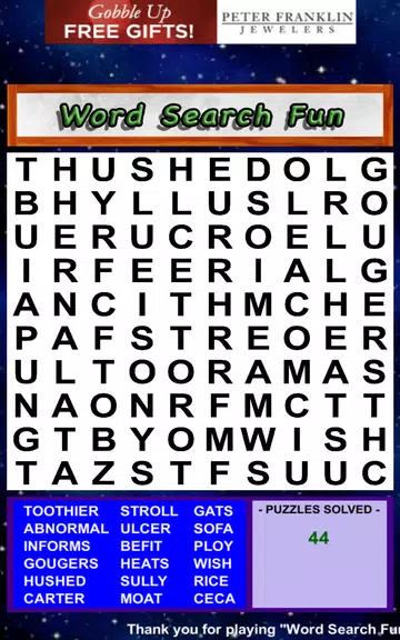 Word Search Scramble Word Find Schermafbeelding 2