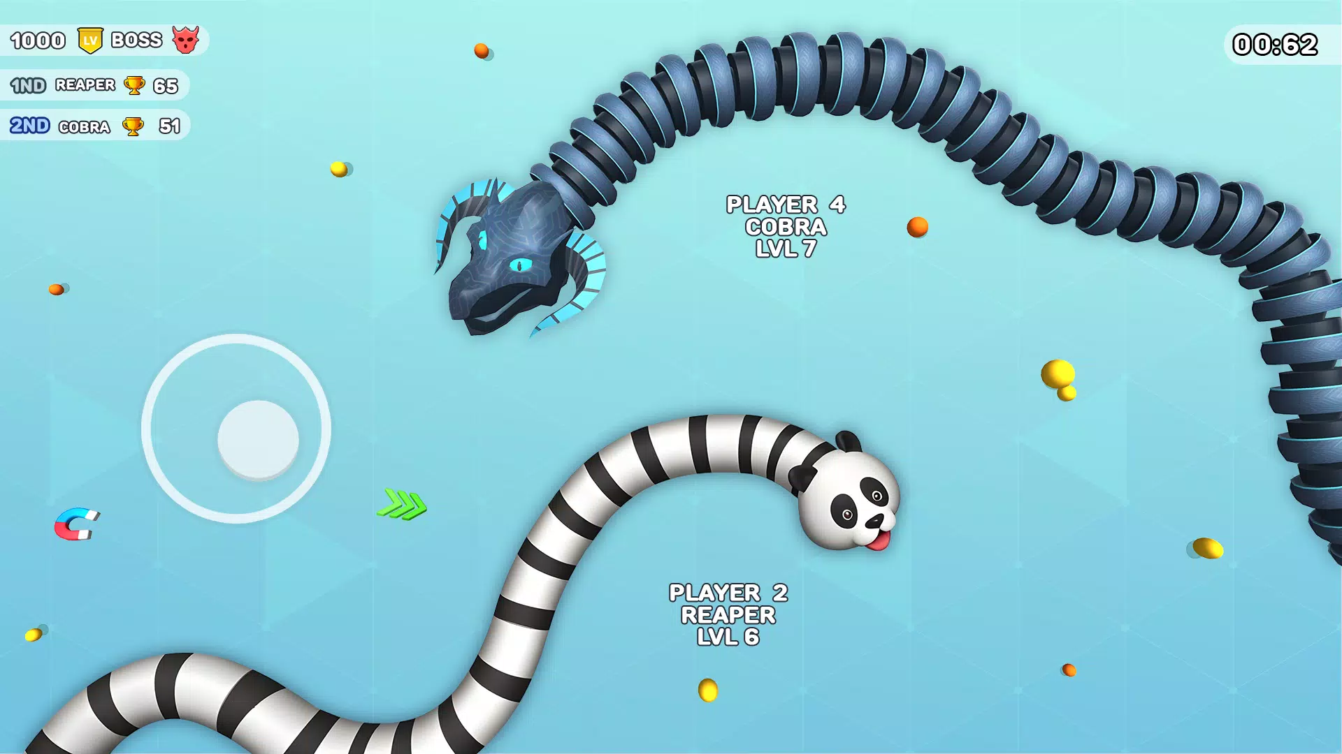 Worms Clash - Snake Games ภาพหน้าจอ 2