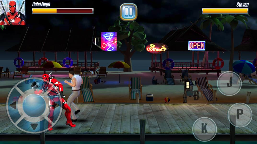 Superhero Iron Ninja Battle Screenshot 2