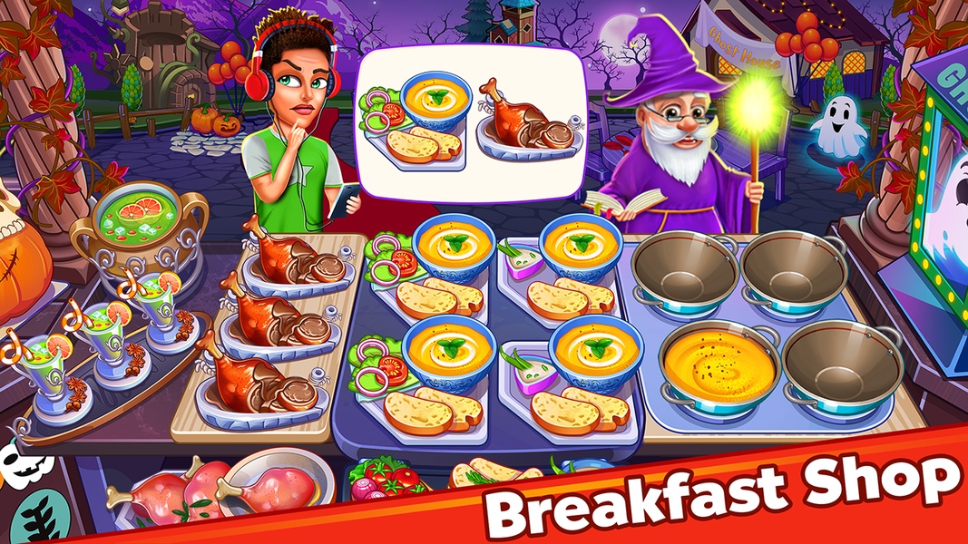 Halloween Madness Cooking Game Tangkapan skrin 2