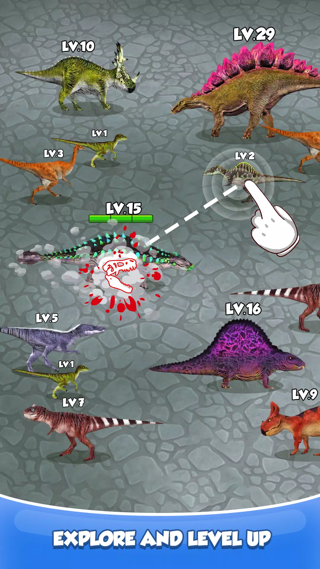 Merge Dino: Survival Monster Zrzut ekranu 0