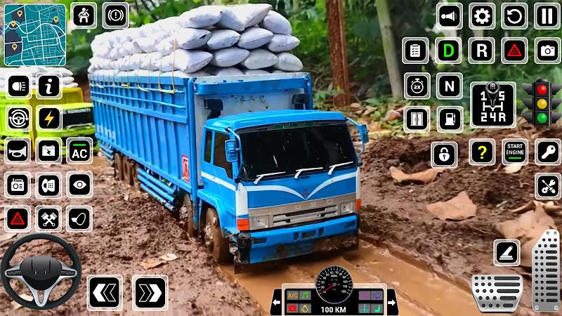 Offroad Mud Truck Driving Game スクリーンショット 1