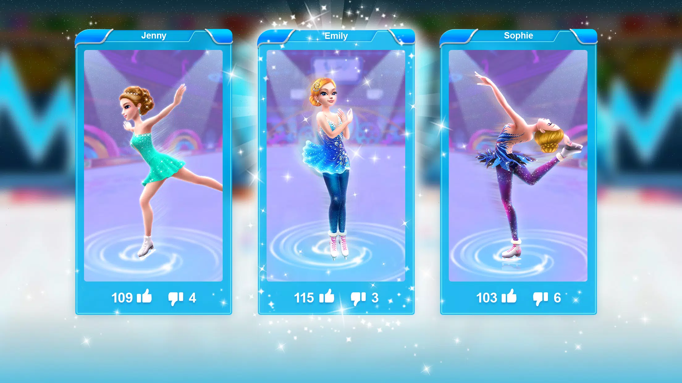 Bailarina de Patín en Hielo Captura de pantalla 3