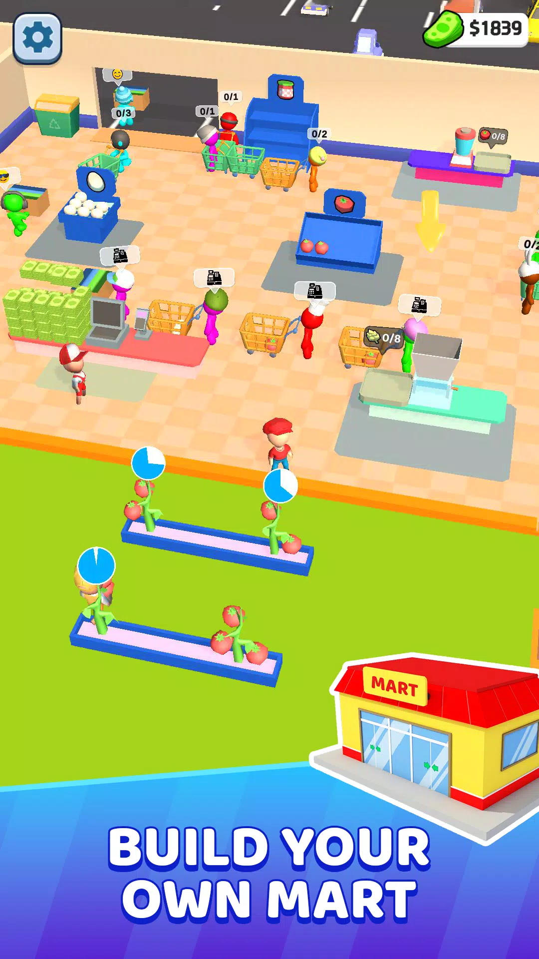 Mart Tycoon Supermarket game Screenshot 1