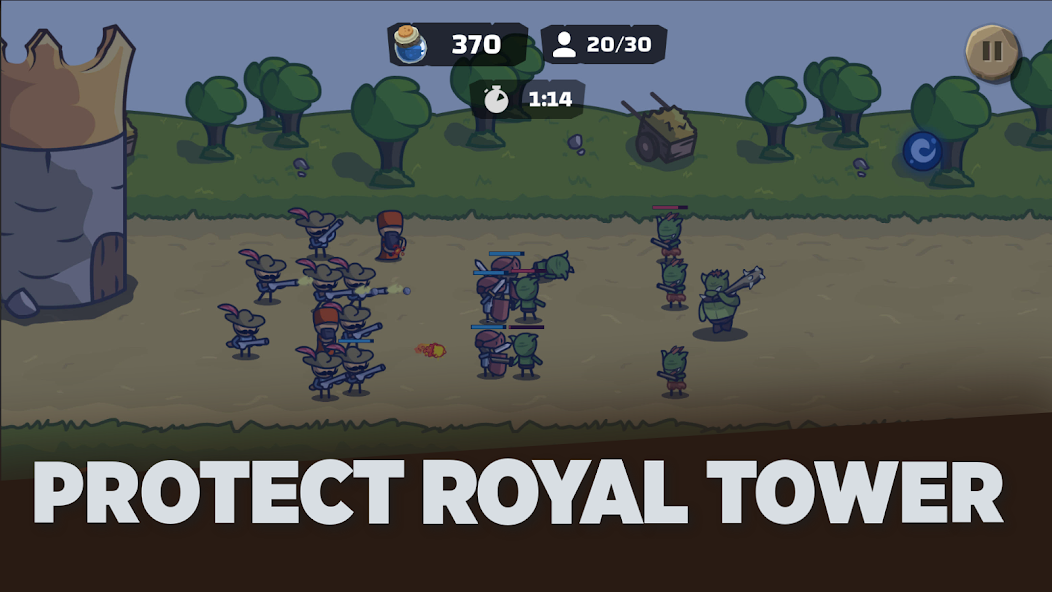 Tower Royale: Stick War Online Capture d'écran 1