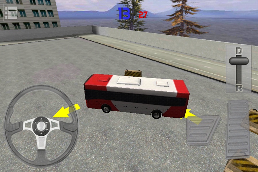 Bus Parking 3D Captura de tela 0