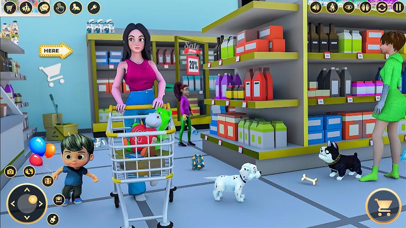 Pregnant Mom Family Game 3D ဖန်သားပြင်ဓာတ်ပုံ 2