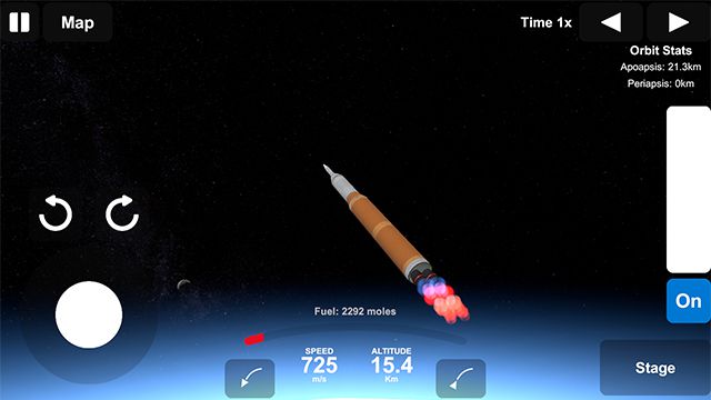 Ellipse: Rocket Simulator Capture d'écran 1