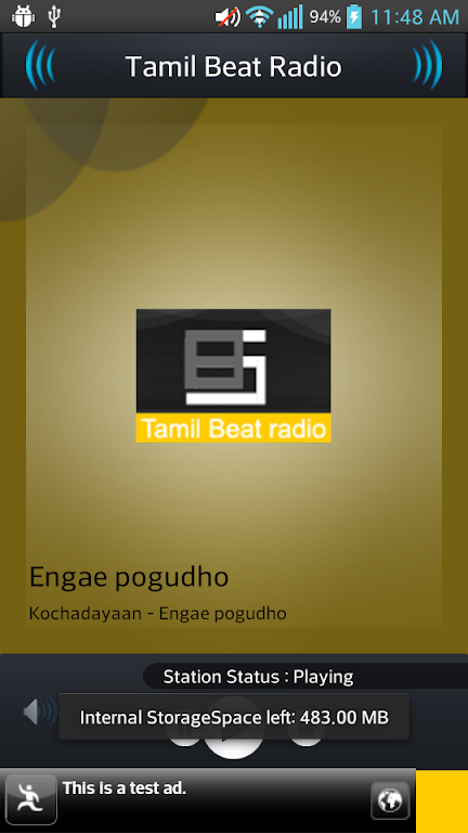 Tamil Beat Radio स्क्रीनशॉट 0