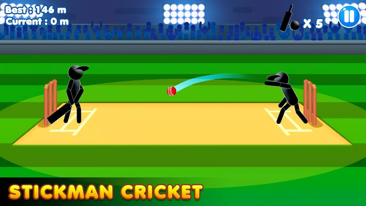 Stickman Cricket:Cricket Games Ảnh chụp màn hình 0