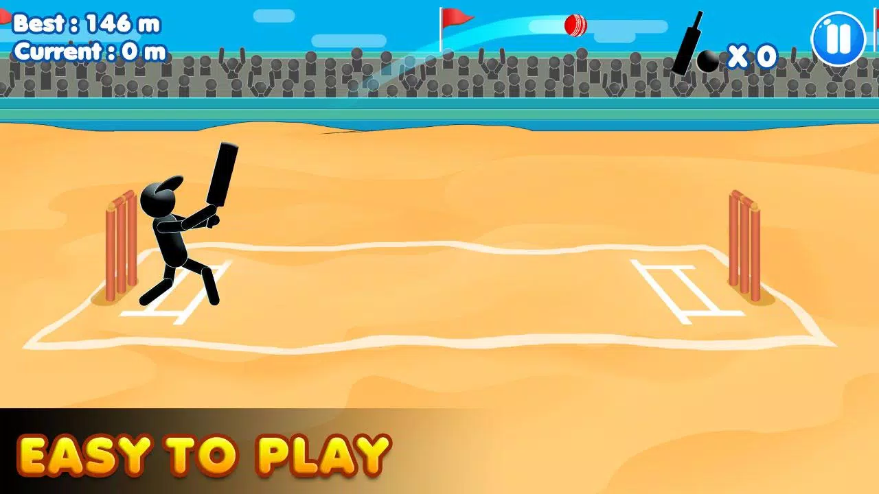 Stickman Cricket:Cricket Games Ảnh chụp màn hình 2