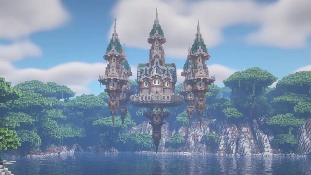 Minecraft Castle Floating