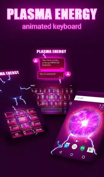 Plasma Keyboard & Wallpaper Capture d'écran 0