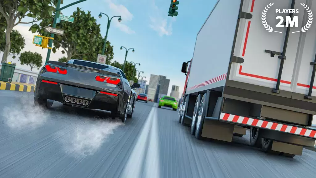 Turbo Traffic Car Racing Game Tangkapan skrin 0