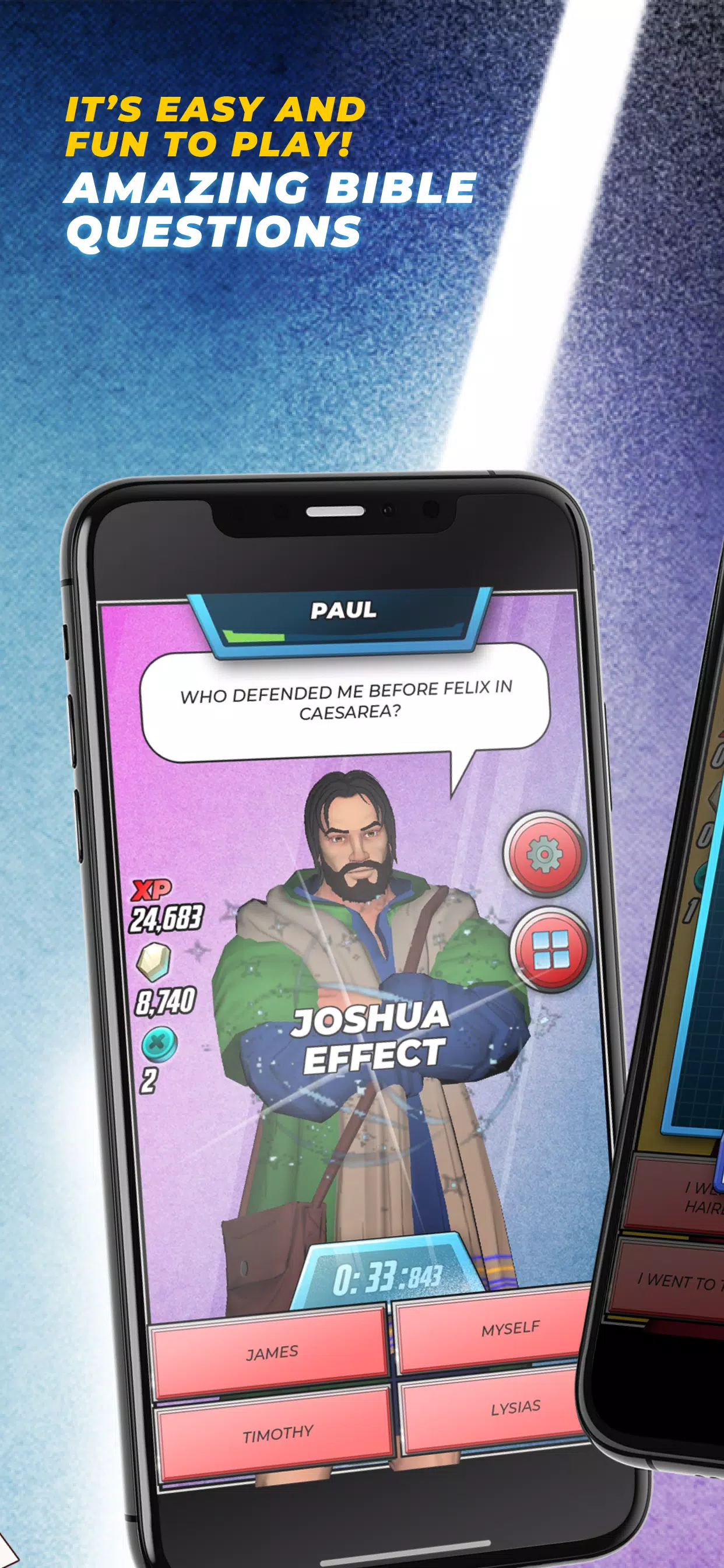 Bible Trivia Game: Heroes スクリーンショット 2