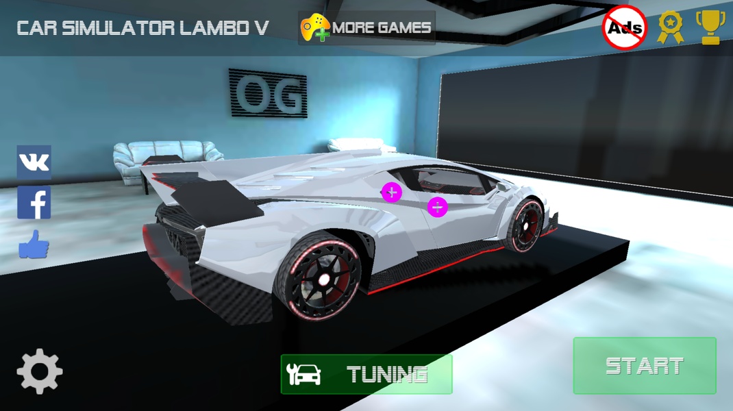 Car Simulator Veneno Скриншот 0