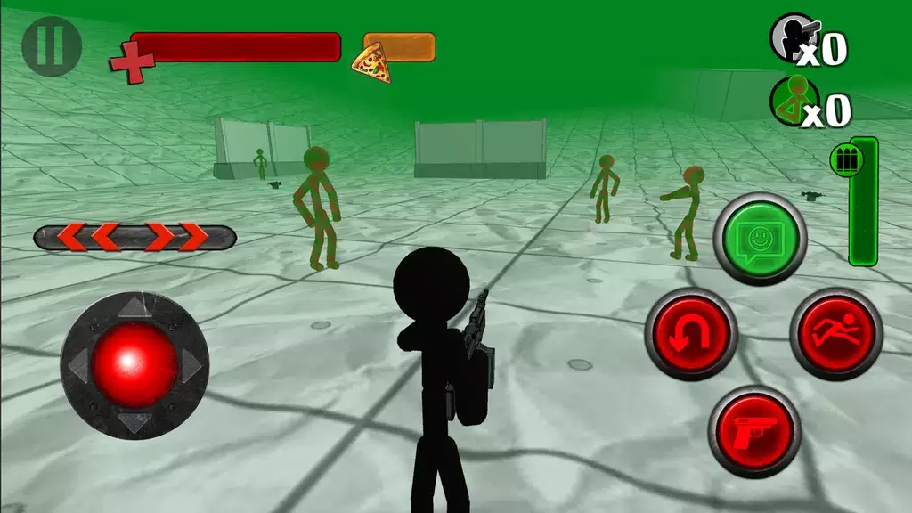 Stickman Zombie 3D स्क्रीनशॉट 0