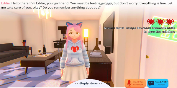 Yandere AI Girlfriend Sim Ekran Görüntüsü 0