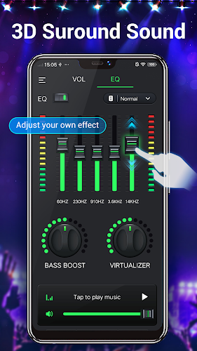 Equalizer & Bass Booster,Music Screenshot 1