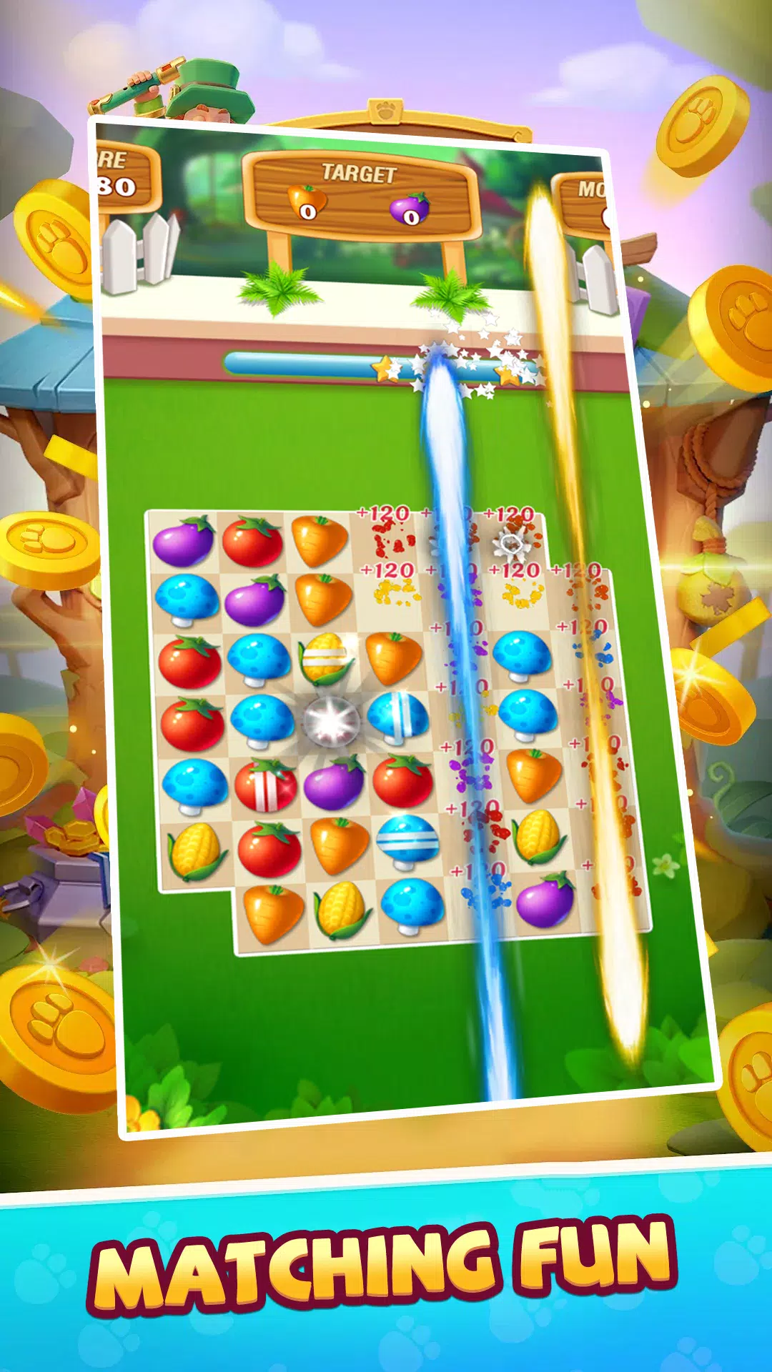 Tropical Match Game Captura de pantalla 2
