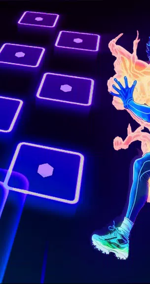 Blue Lock: Tiles Hop EDM Скриншот 1