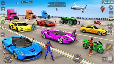 Superhero Game: Ramp Car Stunt ဖန်သားပြင်ဓာတ်ပုံ 3