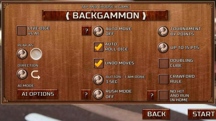 Backgammon Games : 18 ဖန်သားပြင်ဓာတ်ပုံ 1