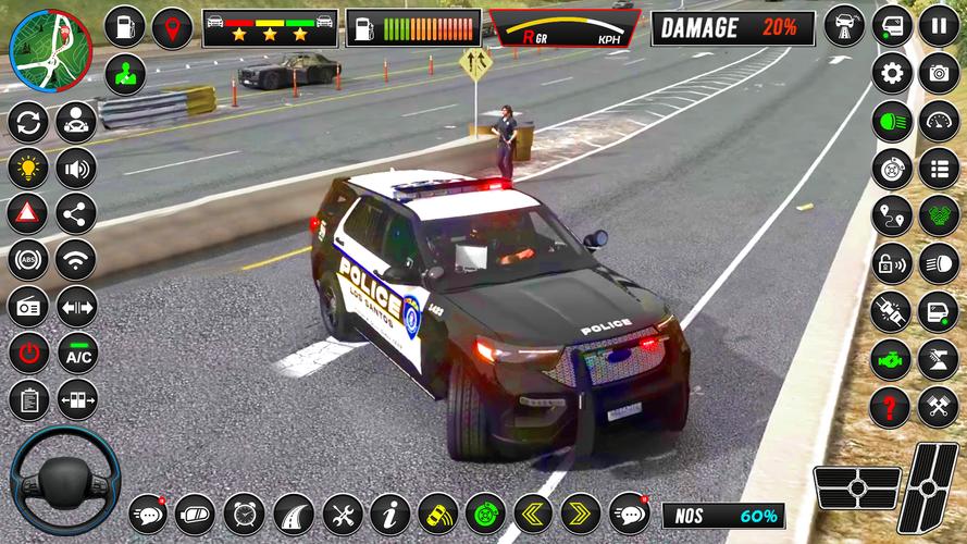 City Police Cop Car Driving 3D Скриншот 3