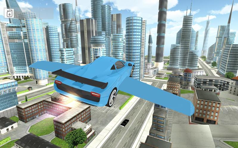 Flying Car Simulator Xtreme 3D Captura de tela 0